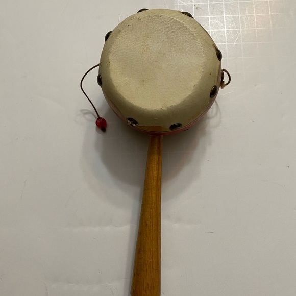 Vintage Twist drum made in Mexico Souvenir wood and leather - Picture 11 of 11